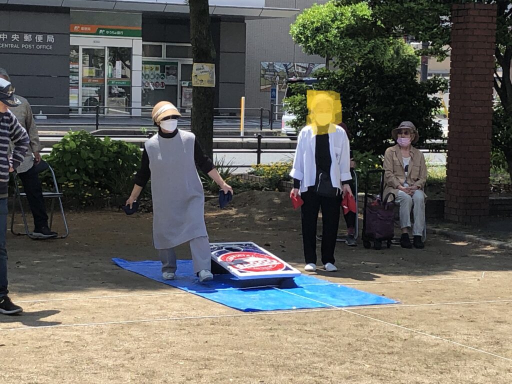 町内会でバッゴーゲームを楽しみました｜ケイブログ