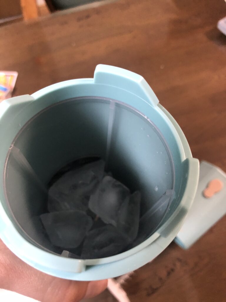 製氷機の氷で作ってみました