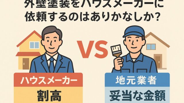 ハウスメーカーあり、なし？